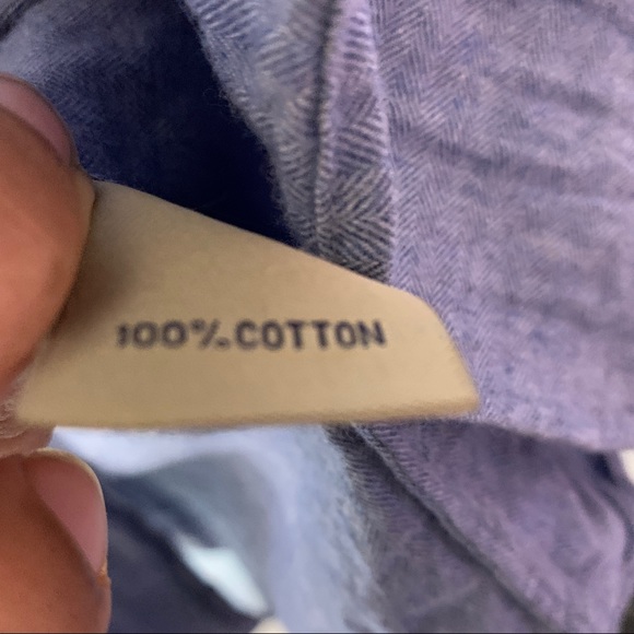 True Measure- Blue Button Up Shirt size Medium - Picture 4 of 9